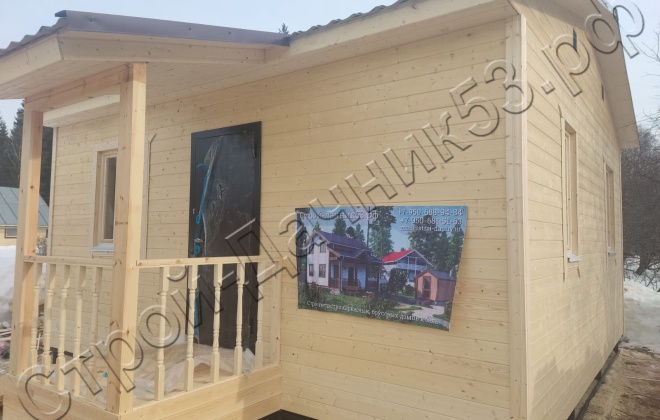 3 Каркасно-щитовой дом Д-30, 6х6м, 37,5  М², Московская область, Волоколамский район, СНТ Ниимаш. (8)